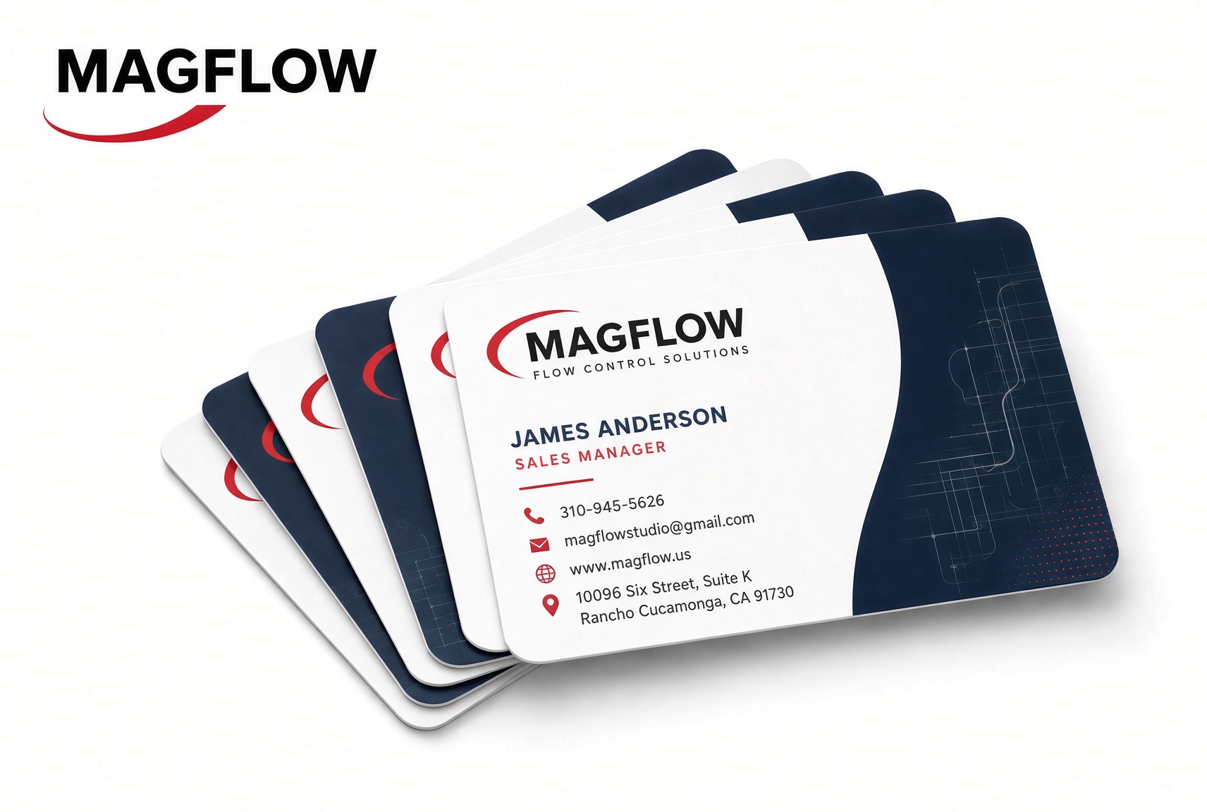 Magnetic Business Cards sample